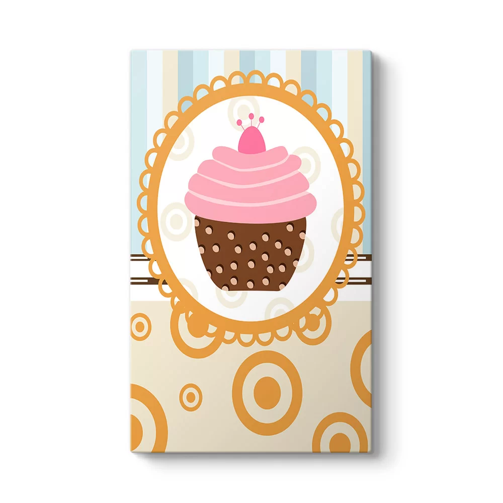 Cupcake Vintage Tablo - Model 35